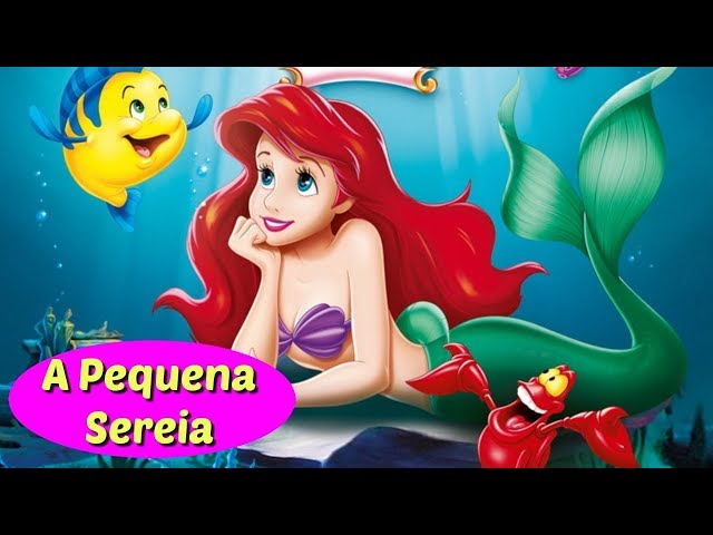 Contos Infantis A Pequena Sereia em Português Princesa Ariel Disney Desenhos animados Desenholandia