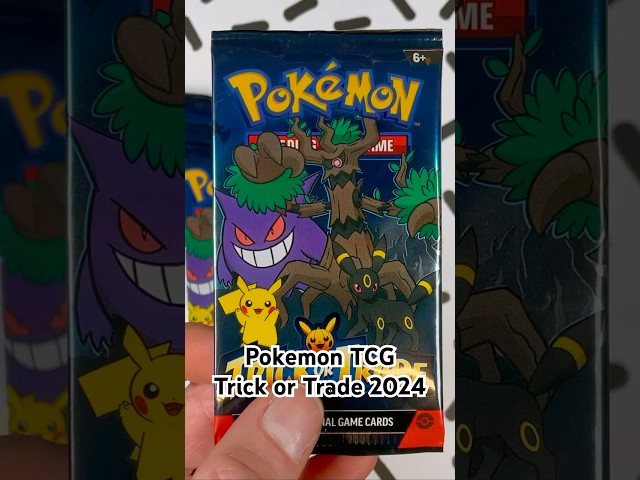 Opening Pokemon Cards Halloween Trick or Trade BOOster Bundle 2024 #pokemoncards #pokemoncardopening