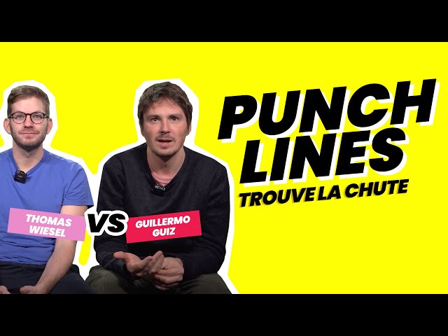 Thomas Wiesel & Guillermo Guiz : qui devinera la chute de ces punchlines mythiques ?