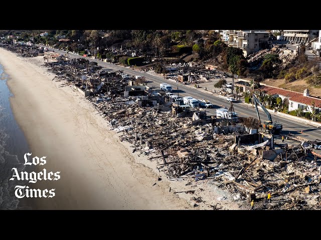 Drone video of the Palisades devastation