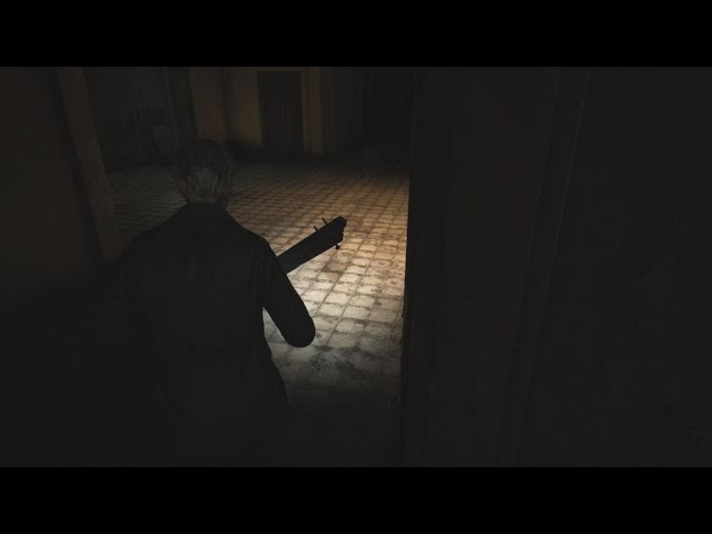 SILENT HILL 2 Remake Scary Scene / Pyramid Head in the corridor