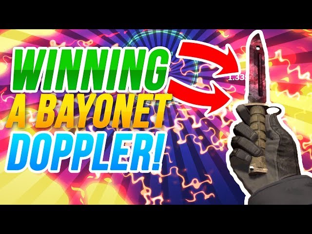 WINNING A BAYONET DOPPLER! (INSANE) | CSGO GAMBLING