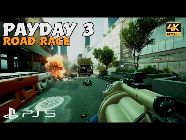 EXCLUSIVE PS5 Payday 3 - Road Rage [4K HDR 60FPS]