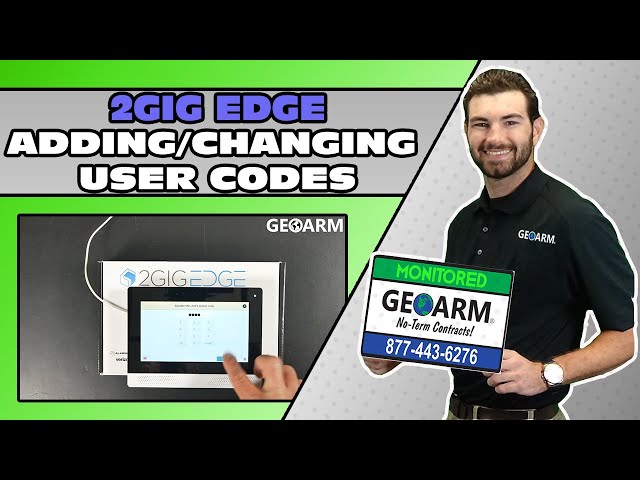 2GIG EDGE: Adding/Changing User Codes