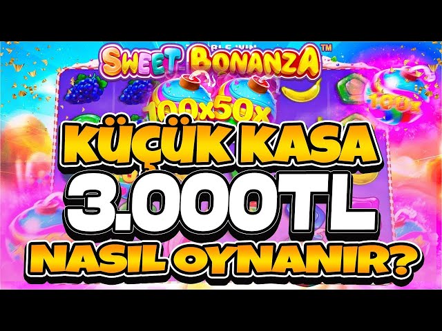 SWEET BONANZA KÜÇÜK KASA 🍭 3.000TL NASIL OYNANIR KASA KATLADIK 35 KATI KAZANÇ ELDE ETTİK MAX WİN