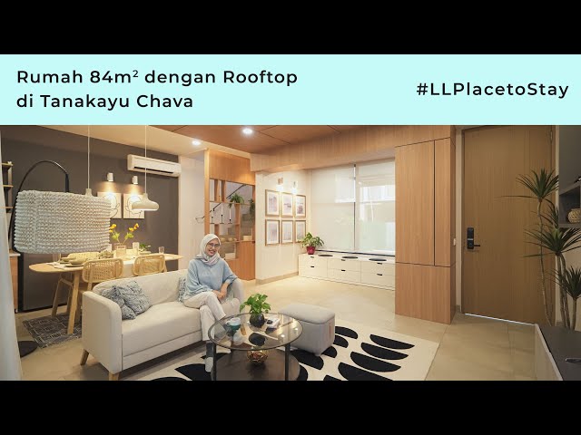 Rumah Tropis 2 Lantai dengan Rooftop di BSD  |  Place to Stay: Tanakayu Chava