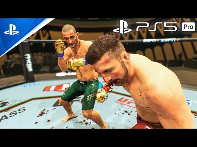 UFC 5 - Du Plessis vs Strickland | PS5 PRO Gameplay 4K HDR