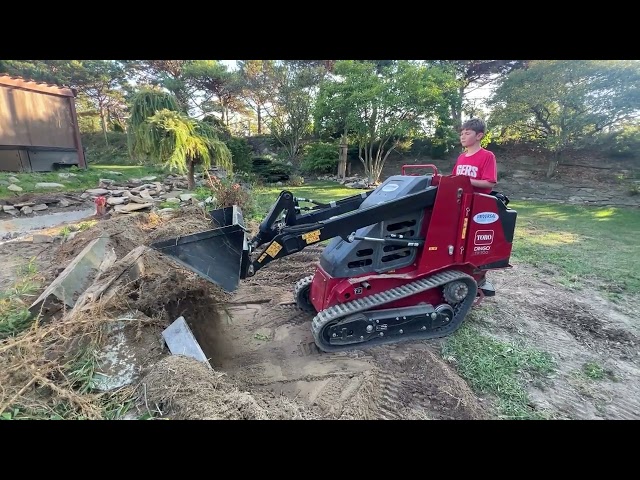 12yr old using a Dingo Track Loader for first time. TX-700