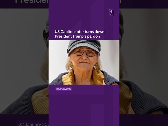 Capitol rioter turns down Trump pardon