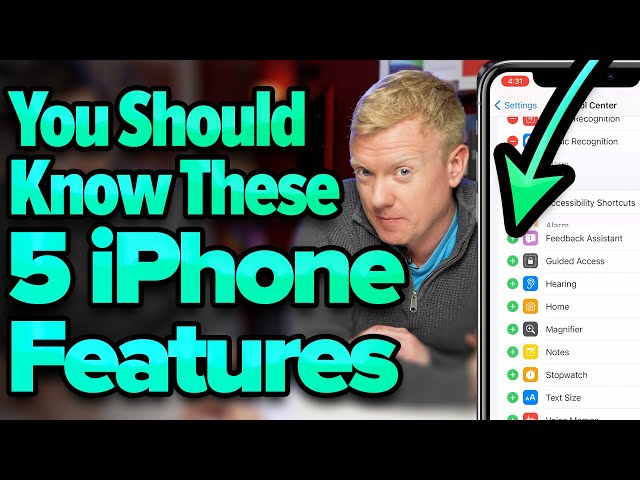 5 QUICK iPhone Tips You Need To Know