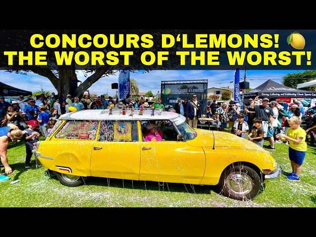 Concours d'Lemons 2023 - THE WORST OF THE WORST! HILARIOUS CAR SHOW during Monterey Car Week!