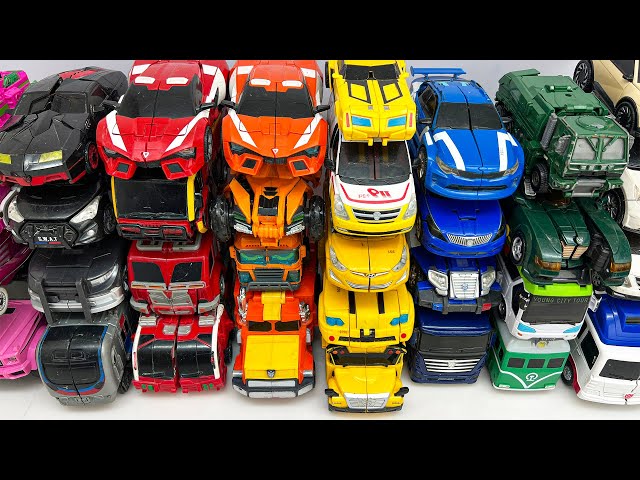 Full Transformers Tobot Hellocarbot Miniforce Episode - Giant Car Adventure BUMBLEBEE vs. SIREN HEAD