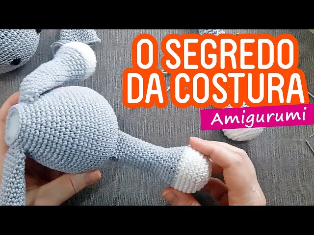 Como Costurar seu Amigurumi - Dicas da Glê