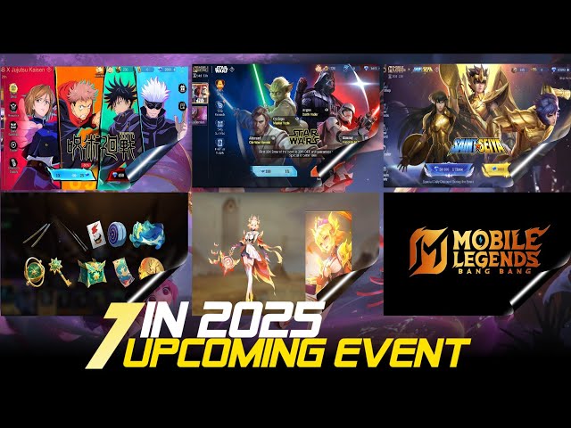 4 SKINS JUJUTSU KAISEN RESALE, SAINT SEIYA , STARWARS RESALE | UPDATE UPCOMING EVENT MLBB 2025