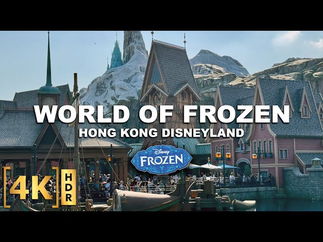 Tour at the First-Ever WORLD OF FROZEN in Hong Kong Disneyland! | Frozen Ever After Ride & Walk Tour