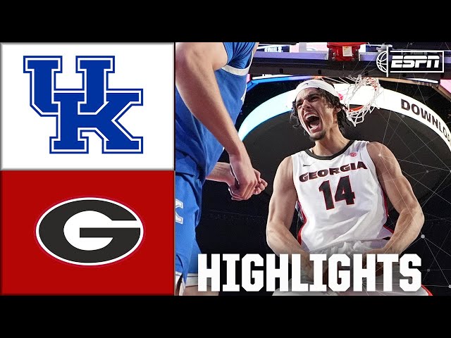 UPSET ALERT 🚨 Kentucky Wildcats vs. Georgia Bulldogs | Full Game Highlights | ESPN CBB