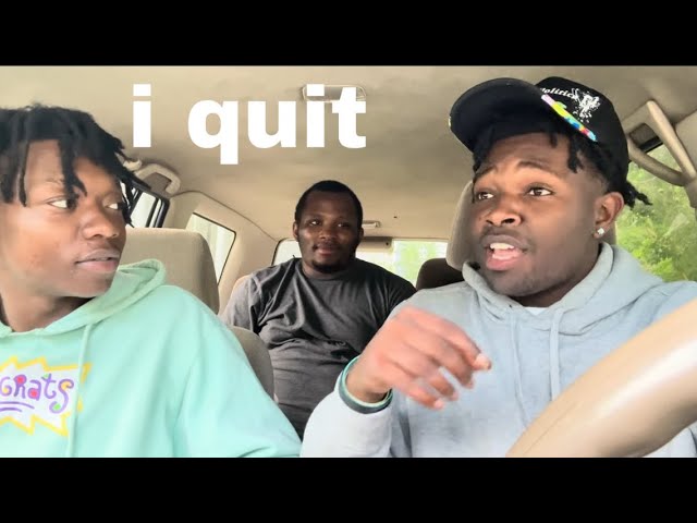 CONVINCING MY HOMEBOYS TO QUIT THEY JOB AND CHASE THEY DREAM😭…￼