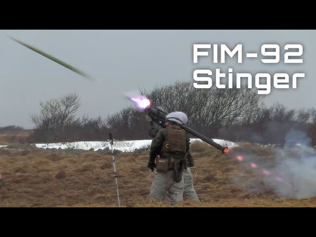 Marines Fire FIM-92 Stinger Missiles in Norway