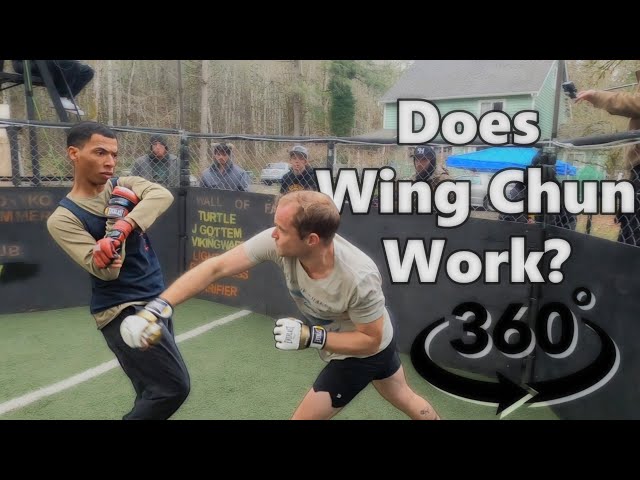 *360 Camera* Wing Chun Master Fights Backyard Brawler!