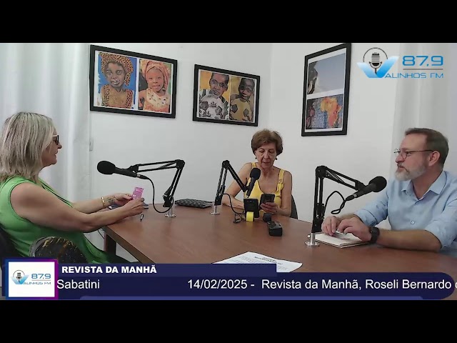 Roseli Bernardo conversa com Flávio Campos gestor do Grupo Rosa e Amor e Silvia Sabatini