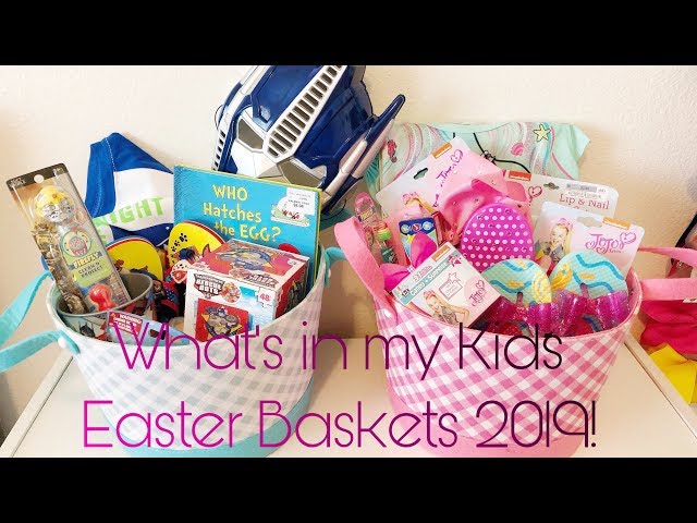 WHAT’S IN MY KIDS EASTER BASKETS 2019!