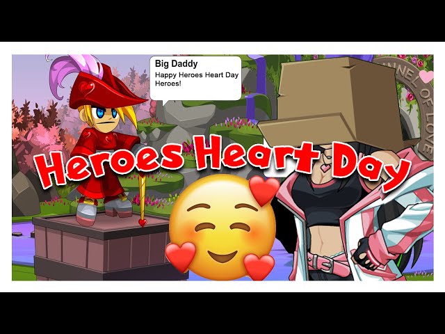 Heroes Heart Day! AQW Tunnel of Love Update!