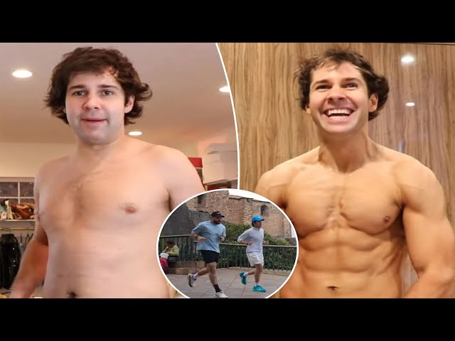 Influencer David Dobrik reveals ripped body transformation after 2-year YouTube hiatus