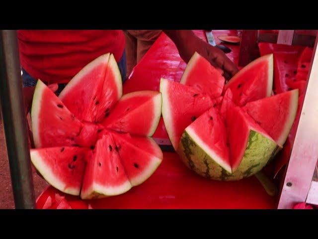 5 CRAZY TRICKS WITH WATERMELON | Watermelon Cutting Skills and Donating to Homeless