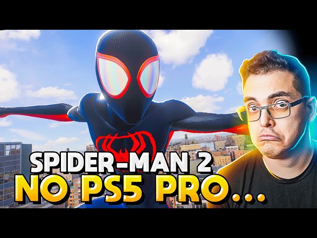 Joguei SPIDER MAN 2 no PS5 PRO e tenho coisas a dizer..