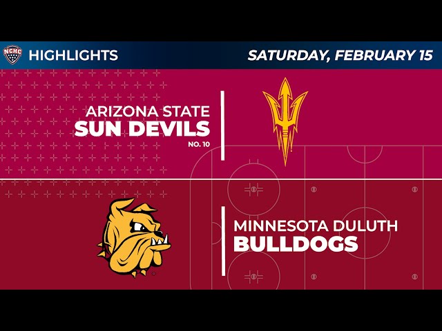 2/15/25 - Arizona State at Minnesota Duluth Highlights