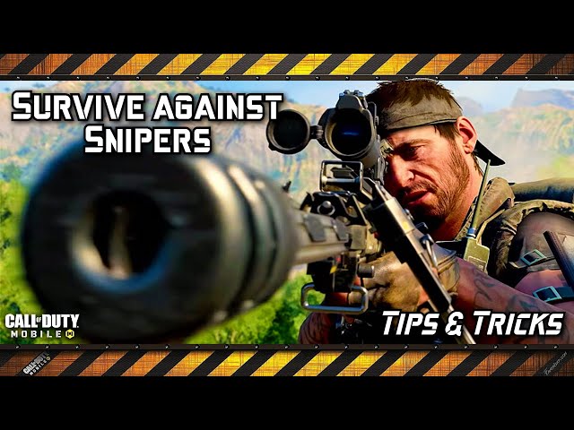 How to survive Sniper shots - Call of Duty Mobile - Battle Royale - Tips & Tricks