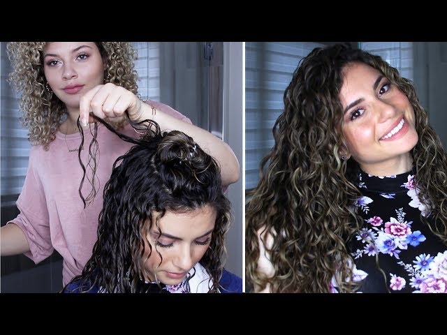 HOW TO FINGER COIL LONG CURLY HAIR