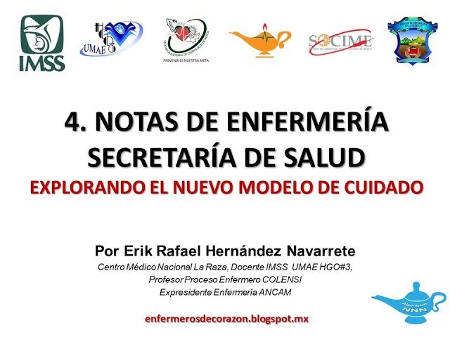 4 REGISTRO CLÍNICO EN SSA ANALISIS NUEVO MODELO NOTAS DE ENFERMERÍA EN MEXICO