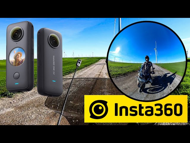 360 Motorcycle Video with Insta360 One X2 Camera