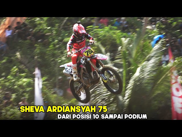 Pejuangan SHEVA ARDIANSYAH 75 podium 3 MX NOVICE