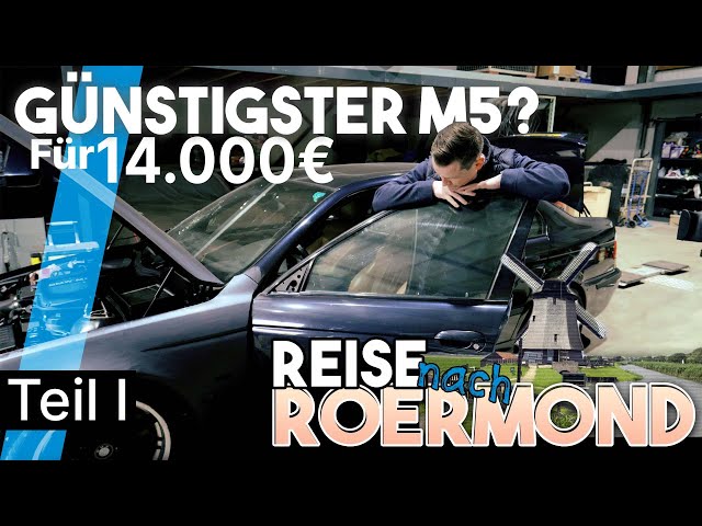 The CHEAPEST M5? ACCIDENTED BMW E39 M5 for 14,000 € - Trip to Roermond - Part 1/2