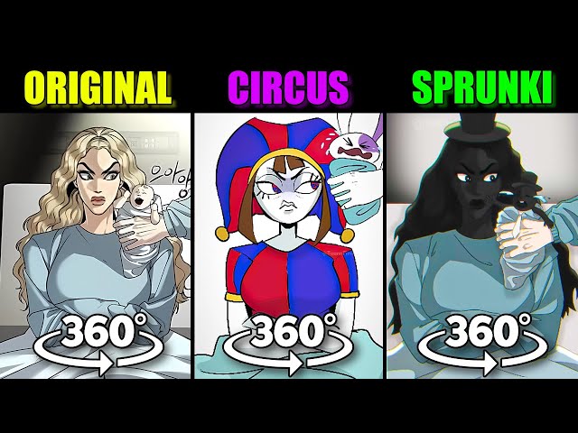 Queen Never Cry - Original vs Circus vs Sprunki | 360° VR