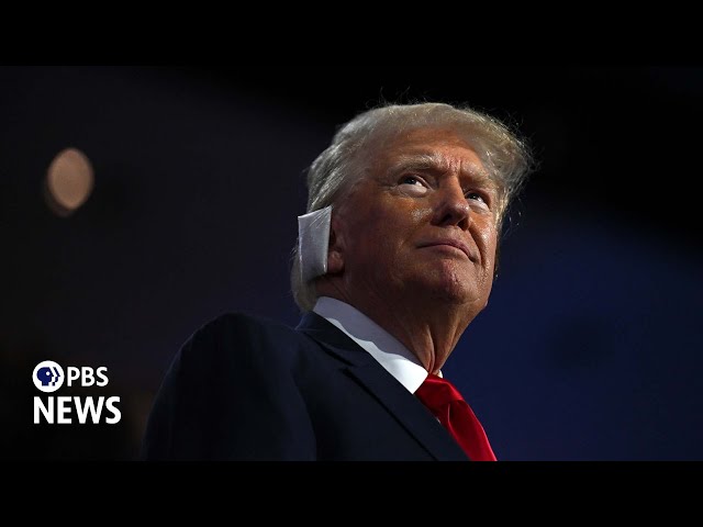 WATCH: Trump makes emotional entrance at 2024 Republican National Convention | 2024 RNC Night 1