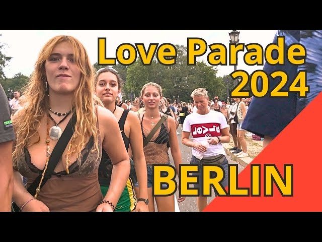 NICE GIRL ON THE RAVE THE PLANET (LOVE PARADE ) 2024 IN BERLIN GERMANY 🇩🇪 Part 1