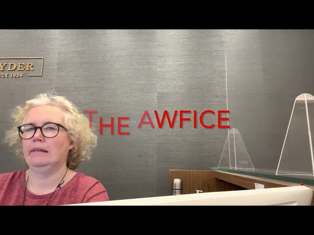 The Awfice episode 1 by Mary Crosbie -- One Woman, Whole Office! Back to work in NYC!