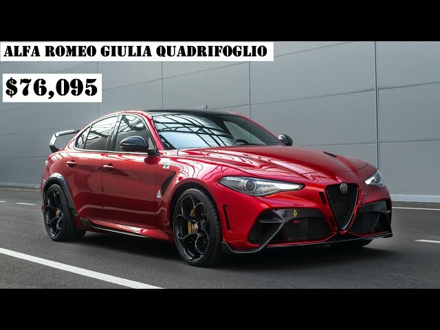 2020 Alfa Romeo Giulia Quadrifoglio | $76,095 Sports Sedan