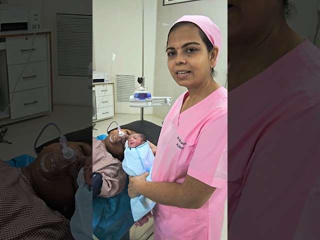 Saved life of baby and mother ...delivered normally #shorts #shortvideo #youtubeshorts #shortvideo