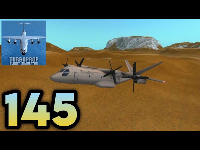 Turboprop Flight Simulator - Gameplay Walkthrough Part 145 - Taxi, Takeoff (iOS, Android)