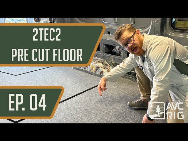 2Tec2 Floor Install | AVC Shop Van 2025 Build EP. 4 | 2023 Ford Transit 148 LB | Van Life Camper