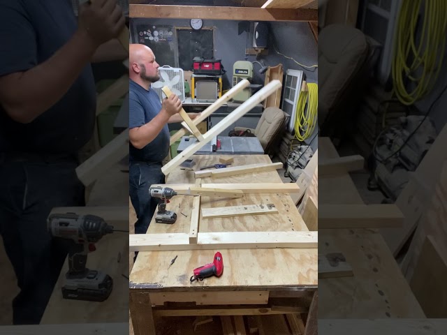 How to build a Laundry basket rack