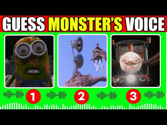 Guess MONSTER’S VOICE - Eat Monsters | Coffin Meme Part 9