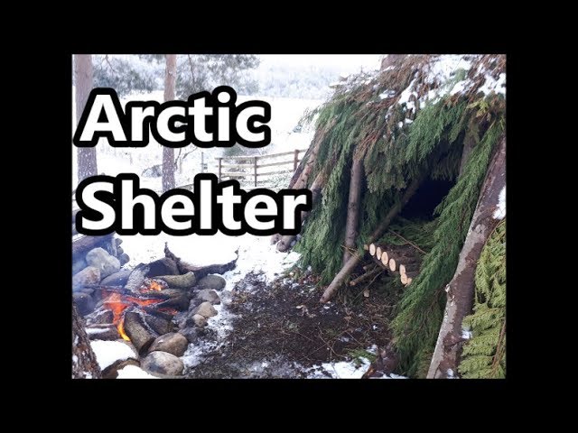 'Arctic' Survival Shelter - Building a Natural Shelter Using Bushcraft Skills