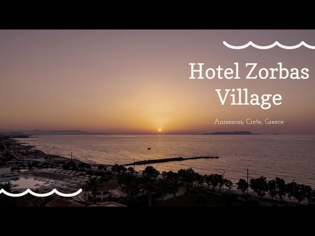 A cretebydrone tour over Zorbas Village Hotel, Anissaras, Crete, Greece