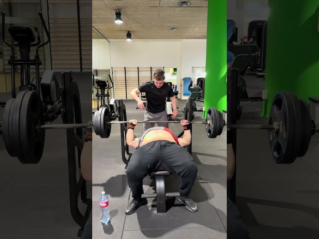 145kg x 4 en press banca | Road to 200kg