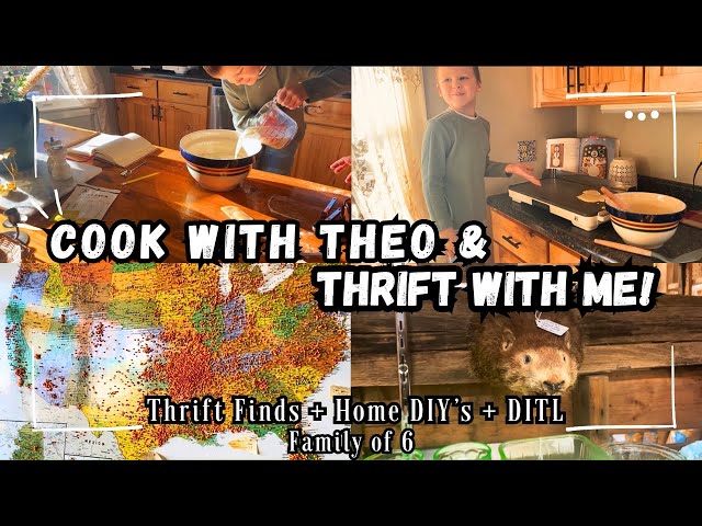 COOKING BREAKFAST | Thrift Store Finds + Thrifting + On a Budget + Recipes + Low Income Homemaking